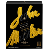 "Johnnie Walker" Black Label, в подарочной упаковке с 2-мя стаканами