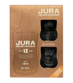 Jura 12 YO, в подарочной упаковке + 2 стакана