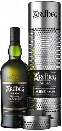 "Ardbeg" An Oa, в подарочной упаковке с коптильней
