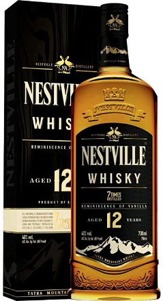 Nestville Whisky Blended 12 YO, в подарочной упаковке