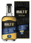 Malt B French Whisky, в подарочной упаковке