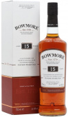 "Bowmore" 15 YO, в подарочной упаковке