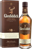 Glenfiddich 18YO, в подарочной упаковке