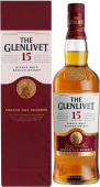 The Glenlivet 15YO, в подарочной упаковке