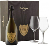 "Dom Perignon" Extra Brut Vintage 2008, в подарочной упаковке c 2 бокалами