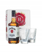 "Jim Beam", в подарочной упаковке с 2-мя стаканами