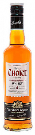"Your Choice Whisky" 5 years