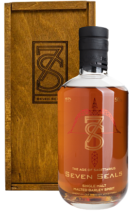 Seven Seals Zodiac The Age of Sagittarius Single Malt Whisky, в подарочной упаковке