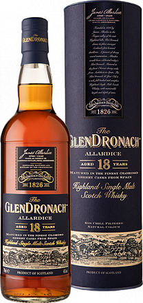 "Glendronach" Allardice 18 years old, в подарочной упаковке