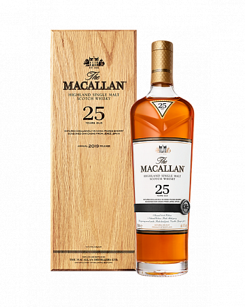 "Macallan" 25 YO, в подарочной упаковке