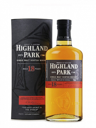 "Highland Park" 18 YO, в подарочной упаковке