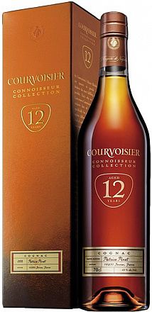 "Courvoisier" 12 YO, в подарочной упаковке