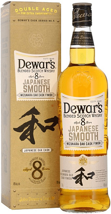 Dewar's Japanese Smooth 8 Years Old, в подарочной упаковке