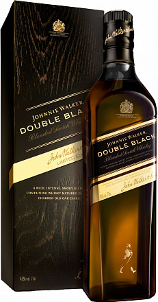 "Johnnie Walker" Double Black, в подарочной упаковке
