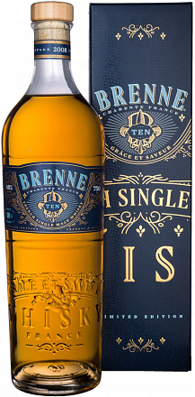 Brenne 10 Year French Single Malt Whisky, в подарочной упаковке