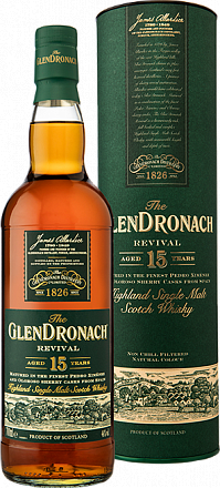"Glendronach" Revival 15 years old