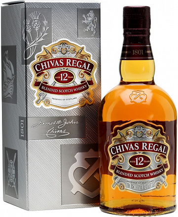 "Chivas Regal" 12YO, в подарочной упаковке