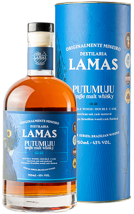 Whisky Lamas Putumuju Double Wood, в подарочной упаковке