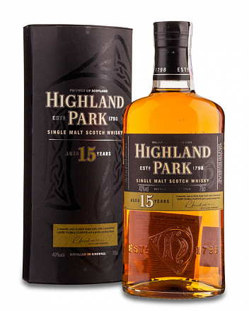 Highland Park 15 YO, в подарочной упаковке