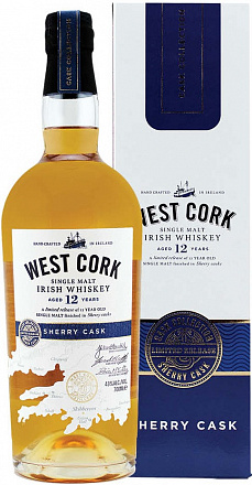 "West Cork" 12 YO Sherry Cask, в подарочной упаковке