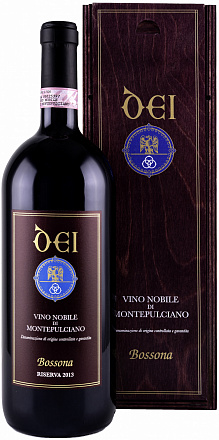 "Vino Nobile di Montepulciano Riserva Bossona " Dei, в подарочной упаковке