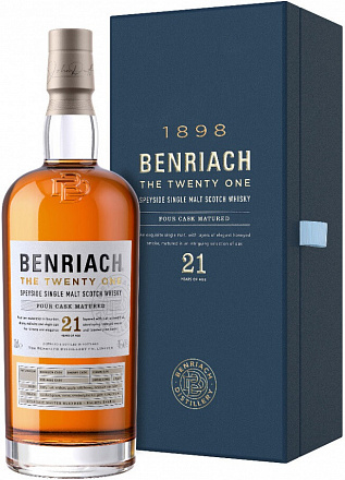 Benriach 21 YO, в подарочной упаковке