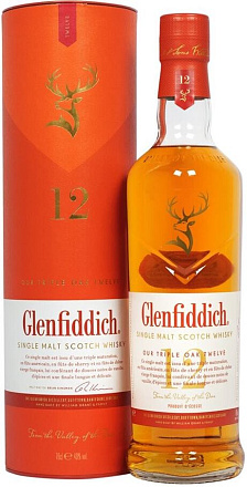 Glenfiddich12 YO Triple Oak, в подарочной упаковке