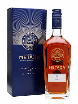 "Metaxa" 12*, в подарочной упаковке