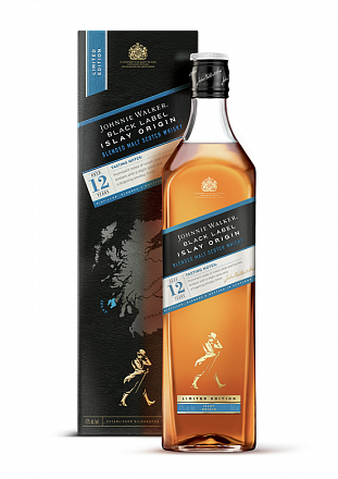 Johnnie Walker Black Label Islay Origin, в подарочной упаковке