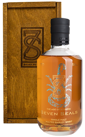 Seven Seals Zodiac The Age of Scorpio Single Malt Whisky, в подарочной упаковке