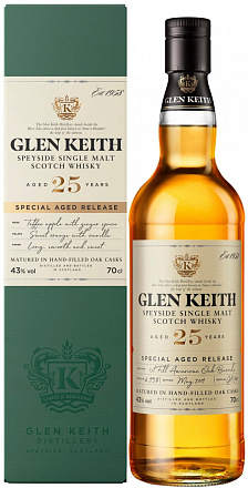 Glen Keith 25 Years Old, в подарочной упаковке