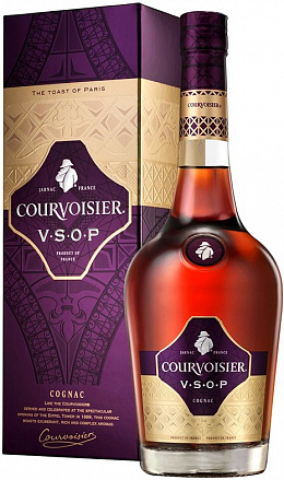 "Courvoisier" VSOP, в подарочной упаковке