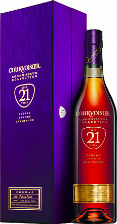 "Courvoisier" 21YO, в подарочной упаковке
