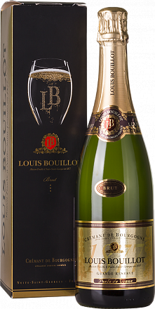 Louis Bouillot  Cremant de Bourgogne Grande Reserve Brut, в подарочной упаковке